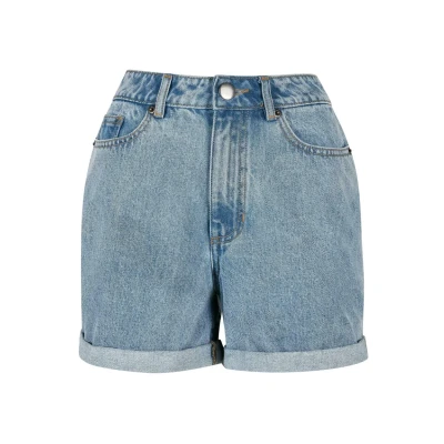 Image of Urban Classics Denim shorts, Women&#039;s, Size: 34, Tinted lightblue washed