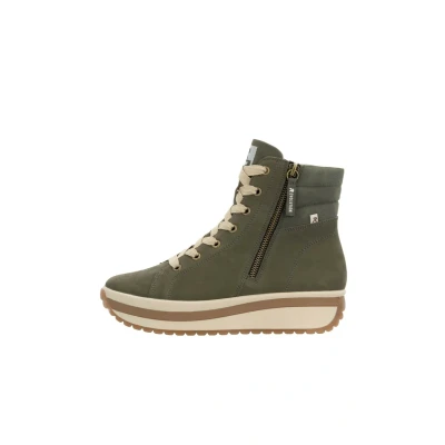 Image of Rieker Evolution Hightop trainers, Women&#039;s, Size: 8, Khaki Leather