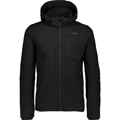 Image of CMP ZIP HOOD Soft shell jacket, Men&#039;s, Size: 48R, Nero