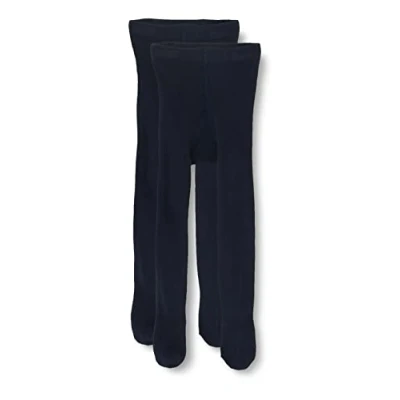 Image of Name it Nknpantyhose Solid Unisex 2 PACK Tights for kids, Size: 9 10y, Dark blue