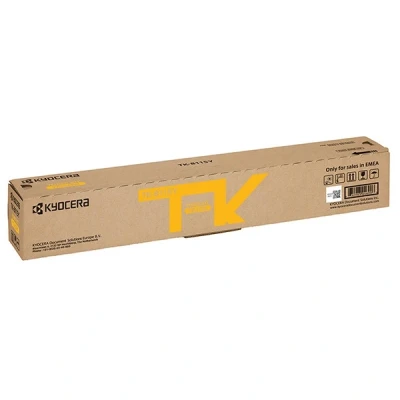 Image of Kyocera TK 8115Y Laser Toner Yellow Original Premium Printer Cartridge 1T02P3ANL0 for ECOSYS M8124, M8130