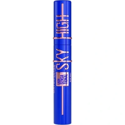 Image of Maybelline Lash Sensational Sky High Volumizing and Thickening Eyelash Lengthening Mascara (Various Shades) Blue Mist