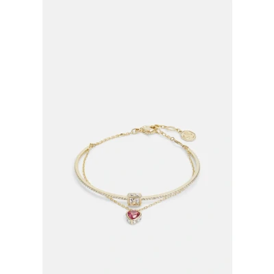 Image of Swarovski Chroma SOFT Heart Bracelet multicolored, Women&#039;s, Size: Medium, Multi colored