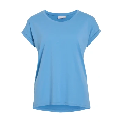 Image of VILA Vidreamers NEW PURE Basic Tshirt, Women&#039;s, Size: XXL, Blissful blue