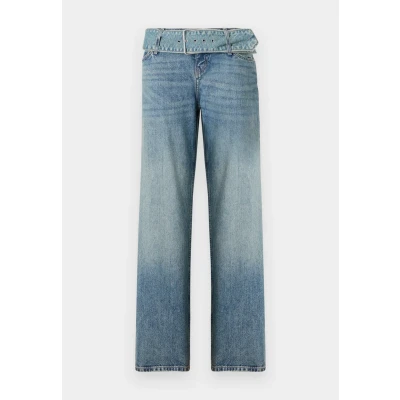 Image of HUGO Glory Relaxed fit jeans, Women&#039;s, Size: 25x32, Bright blue