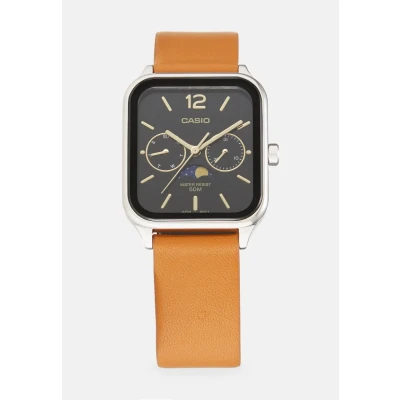 Image of Casio Unisex Watch, Size: One Size, Black/brown