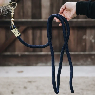 Image of Kentucky Horsewear Lead Rope Basic Carabiner Colour: Navy