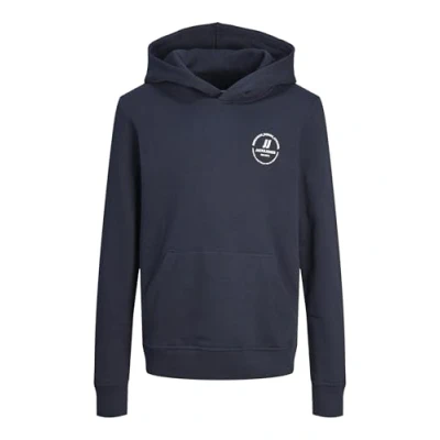 Image of Jack &amp; Jones Junior LOGO Hoodie for kids, Size: 14y, Navy blazer