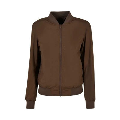 Image of Urban Classics Bomber Jacket, Women&#039;s, Size: 4XL, Brown
