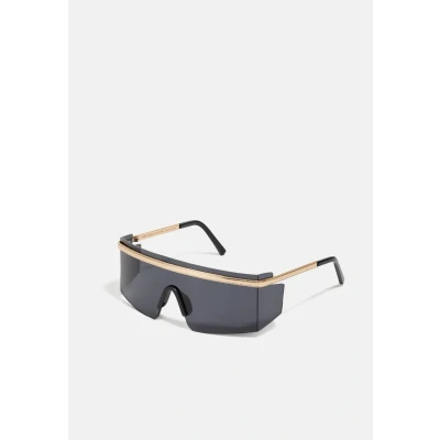 Image of Urban Classics Sunglasses Sardinia black/goldcoloured, Men&#039;s, Size: One Size, Black/gold coloured