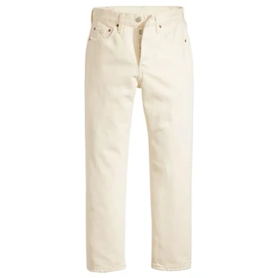 Image of Levi&#039;s Women&#039;s 501 Crop Montgomery Baked, Ecru Booper No Damage, 24W / 26L