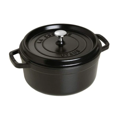 Image of Staub Casserole Cocotte Black ø 24 cm / 3.8 Liter