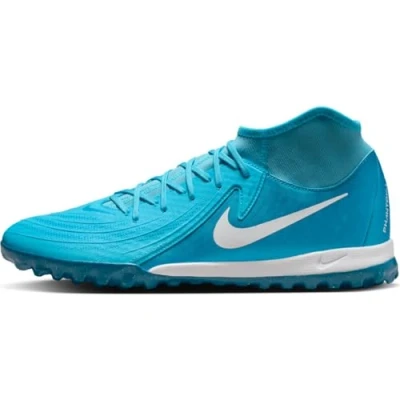 Image of Nike Performance Phantom LUNA II Academy TF Astro turf trainers, Size: 11, Blue fury/white Textile/synthetics