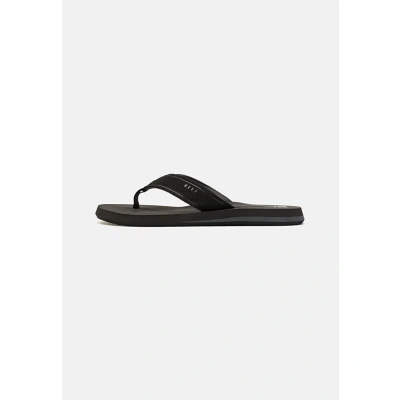 Image of Reef THE Layback Tbar sandals, Men&#039;s, Size: 13, Black Pu