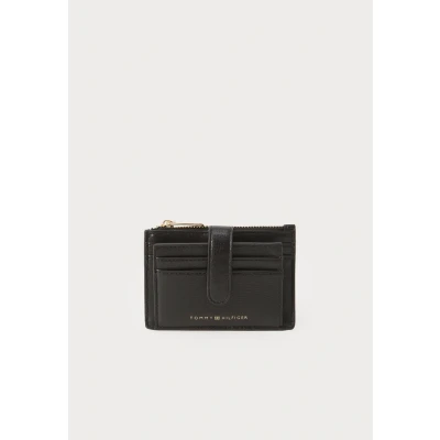 Image of Tommy Hilfiger FLAG Holder Wallet, Women&#039;s, Size: One Size, Black