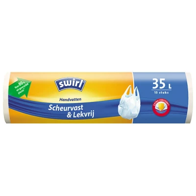Image of Swirl antibacterial pedal bin bags 53x65cm 35l 15pcs 6772062