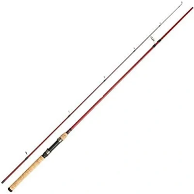 Image of Berkley Cherrywood Spinning Rod, Lightweight with Cork Handle Saltwater and Freshwater Spin Fishing Rods, Predator Fishing, Unisex, red, 1.8m 7 28g