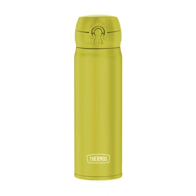 Image of Thermos ULTRALIGHT BOTTLE 0.75 L, Glowing Green Matt, Stainless Steel Flask, 10 Hot / 20 Hours Cold, Completely Tight for Water, Tea, Silent Drinks