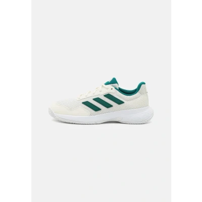 Image of adidas Unisex&#039;s Court Spec 2 Tennis Shoes Sneaker, Off White Collegiate Green Cloud White, 5.5 UK