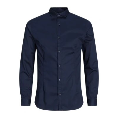 Image of Jack &amp; Jones Formal shirt, Men&#039;s, Size: Small, Navy blazer