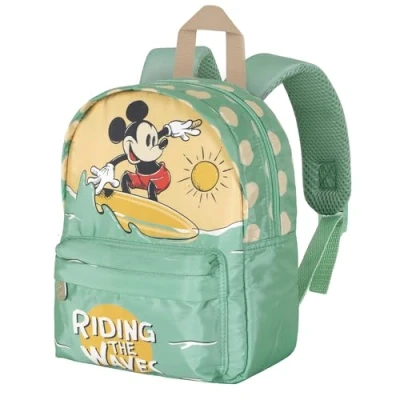 Image of Disney Joy Backpack, 22 x 27 cm, Capacity 5 L, Mickey Mouse Surf, One Size, Preschool Backpack Surf