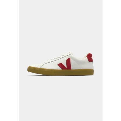Image of Veja Esplar LOGO Trainers, Women&#039;s, Size: 3, White/pepper/natural shoes