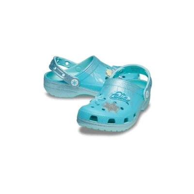 Image of Crocs Unisex Kid&#039;s Frozen Elsa Classic Clog T, Multi, 6 UK