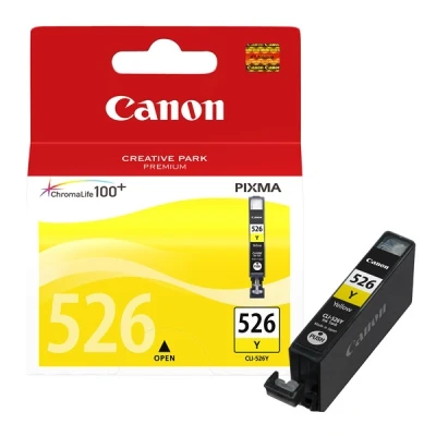 Image of Canon CLI 526Y yellow ink cartridge (original Canon)