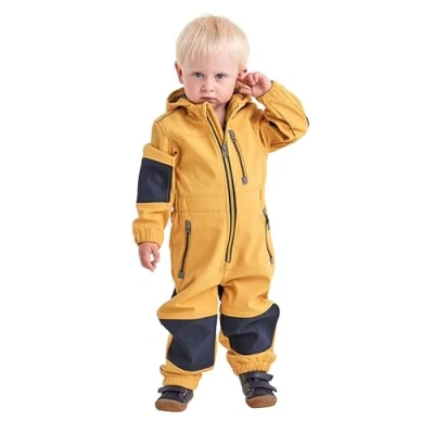 Image of first instinct by killtec Unisex Adult Hooded Softshell Jumpsuit, Mallow, 86 92