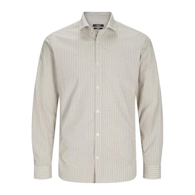Image of Jack &amp; Jones Premium POOL Stretch Shirt, Men&#039;s, Size: Medium, Mineral yellow