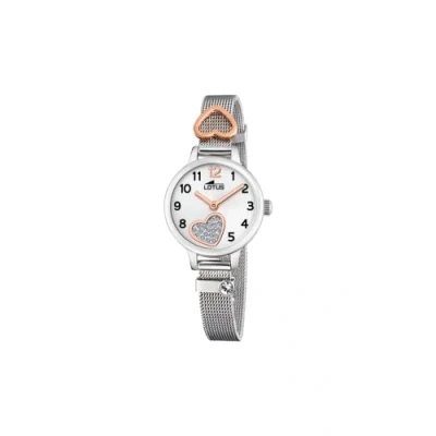 Image of Lotus Junior Collection Watch silvercoloured for kids, Size: One Size, Silver coloured
