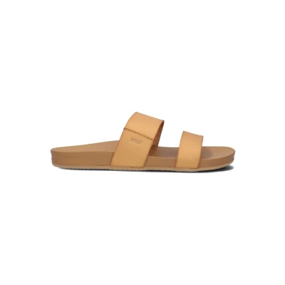 Image of Reef Women&#039;s Cushion Bounce Vista Suede Slide Sandal, Natural Nat, 3 UK