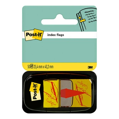 Image of 3M Post it transparent sign here page markers (50 tabs)