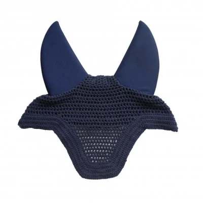 Image of Kentucky Horsewear Wellington Fly Cover Velvet Dark Navy For Horse