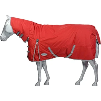 Image of Weatherbeeta ComFiTec Classic Combo Neck Medium 220g Red/Silver/Navy