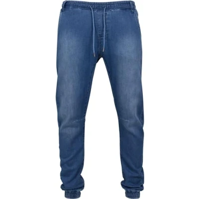 Image of Urban Classics Relaxed fit jeans, Men&#039;s, Size: Large, Blue washed