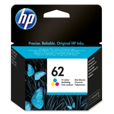 Image of HP C2P06AE 62 Original Ink Cartridge, Tri color, Single Pack