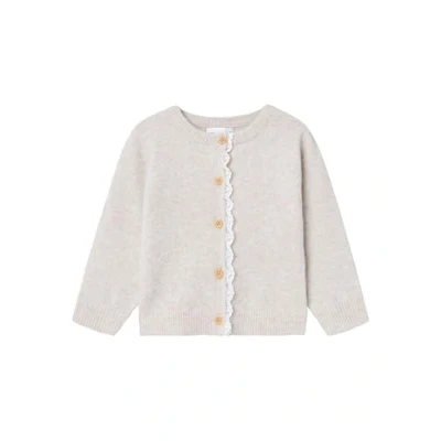 Image of Name it Langarm Cardigan for kids, Size: 4y, Summer sand