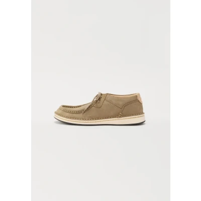 Image of Birkenstock Pasadena Unisex Smart laceups, Size: 5.5, Taupe Suede