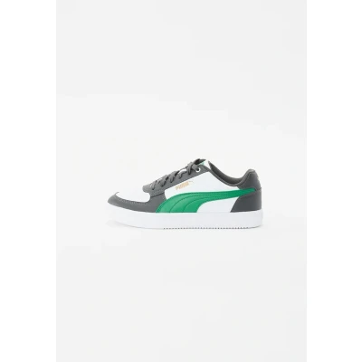 Image of Puma Caven 2.0 JR Unisex Trainers for kids, Size: 5.5, Shadow gray/archive green/white Synthetics