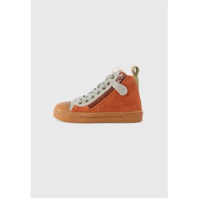 Image of Bisgaard RYAN Hightop trainers for kids, Size: 3.5, Terracotta shoes