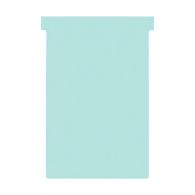 Image of Nobo T Card Planning Cards, Light Blue, Size 4, Pack Of 100 Re Fills, Office Wall Planner System, 2004006