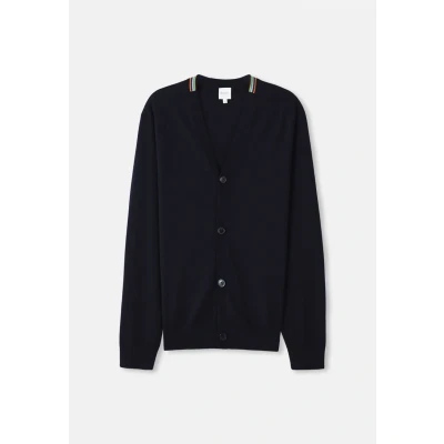 Image of Paul Smith Cardigan Button THRU Cardigan, Men&#039;s, Size: Small, Blue