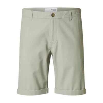 Image of SELECTED HOMME Male Shorts Stretchy Cotton, Iceberg Green, L