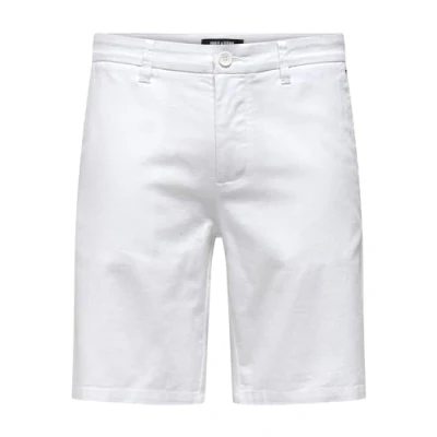 Image of Only &amp; Sons Onsmark Shorts, Men&#039;s, Size: XS, White