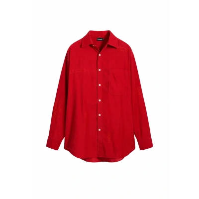 Image of Desigual Shirt, Men&#039;s, Size: XL, Red