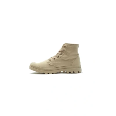 Image of Palladium Platform ankle boots, Size: 4, Desert Textile