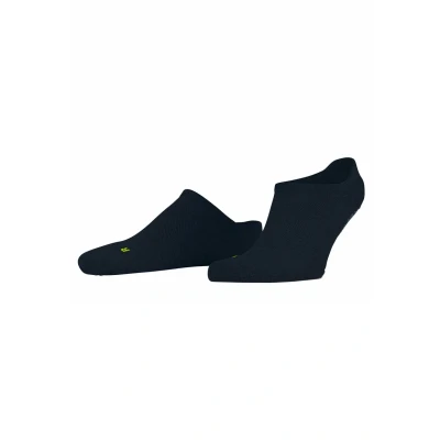 Image of FALKE Unisex Cool Kick Slipper Socks Anti Slip Nubs Printed On Sole Improved Grip Cooling Effect No Show Hidden In Shoe Flat Seam Toe Area Breathable Quick Drying Functional Yarn 1 Pair, Blue