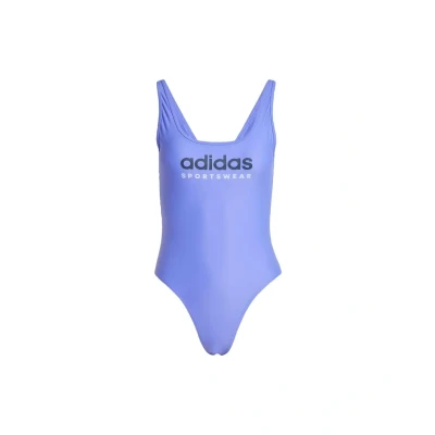 Image of adidas Sportswear Uback Swimsuit, Women&#039;s, Size: 24, blue dark