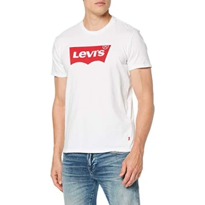Image of Levi&#039;s Men&#039;s Graphic Set In Neck T Shirt, White, XS
